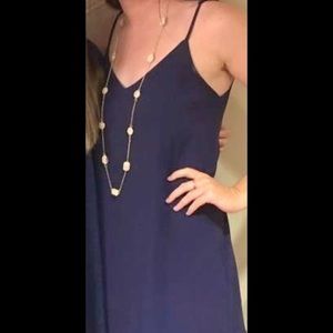 Navy Shift Dress